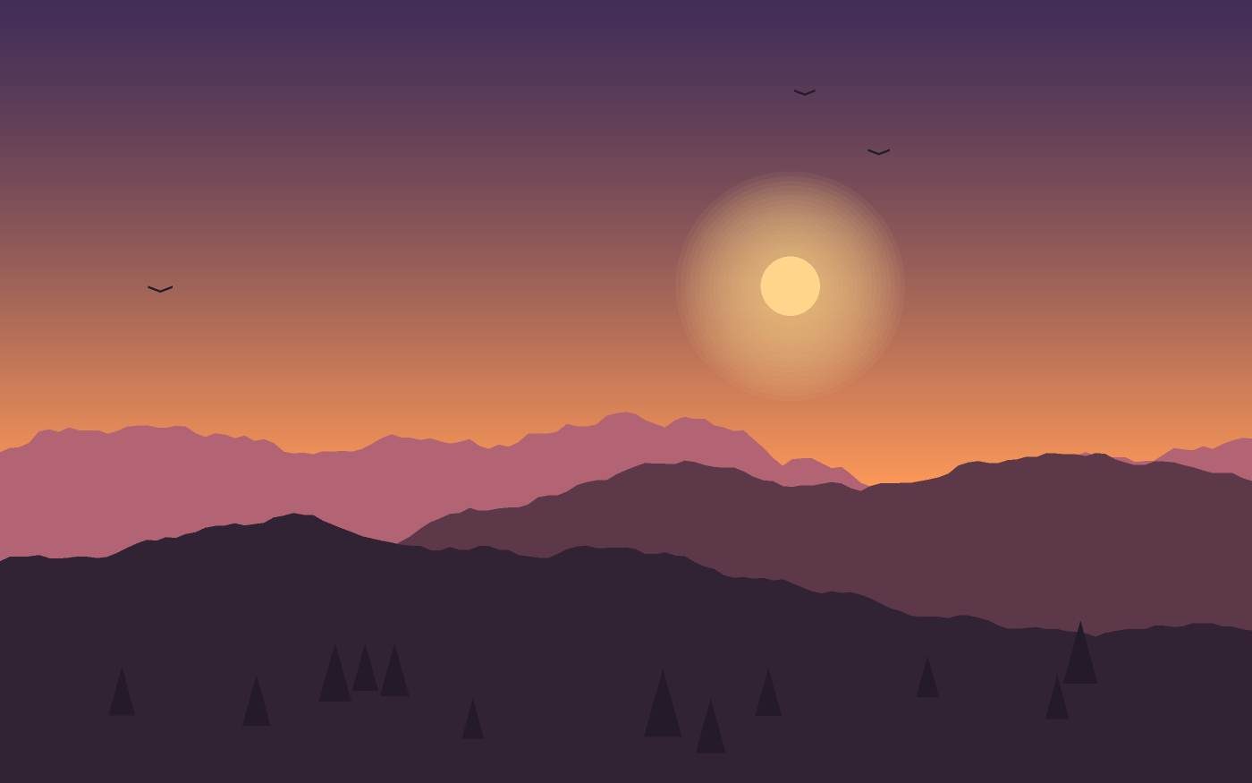 Landschaftsillustration