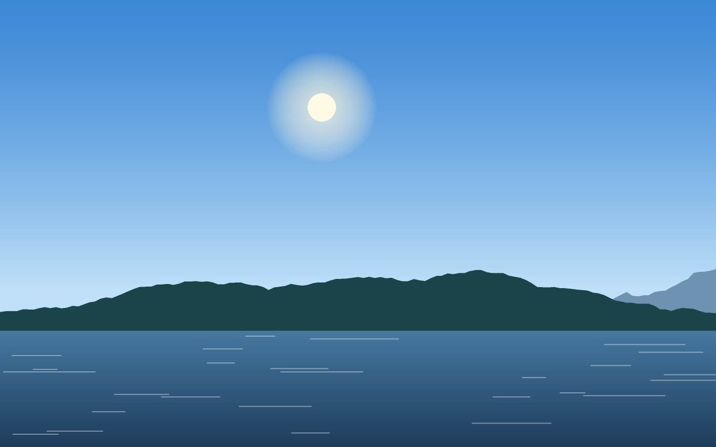 Landschapsillustratie
