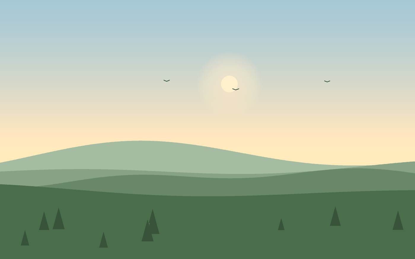 Landschapsillustratie