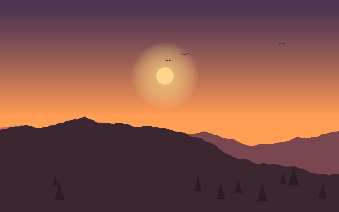 Landschaftsillustration