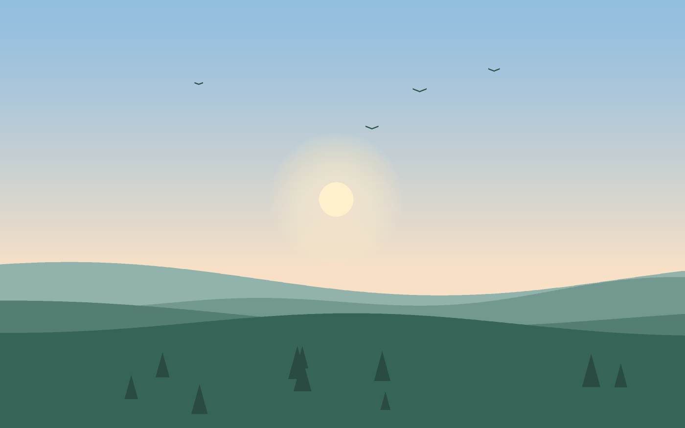 Landschaftsillustration