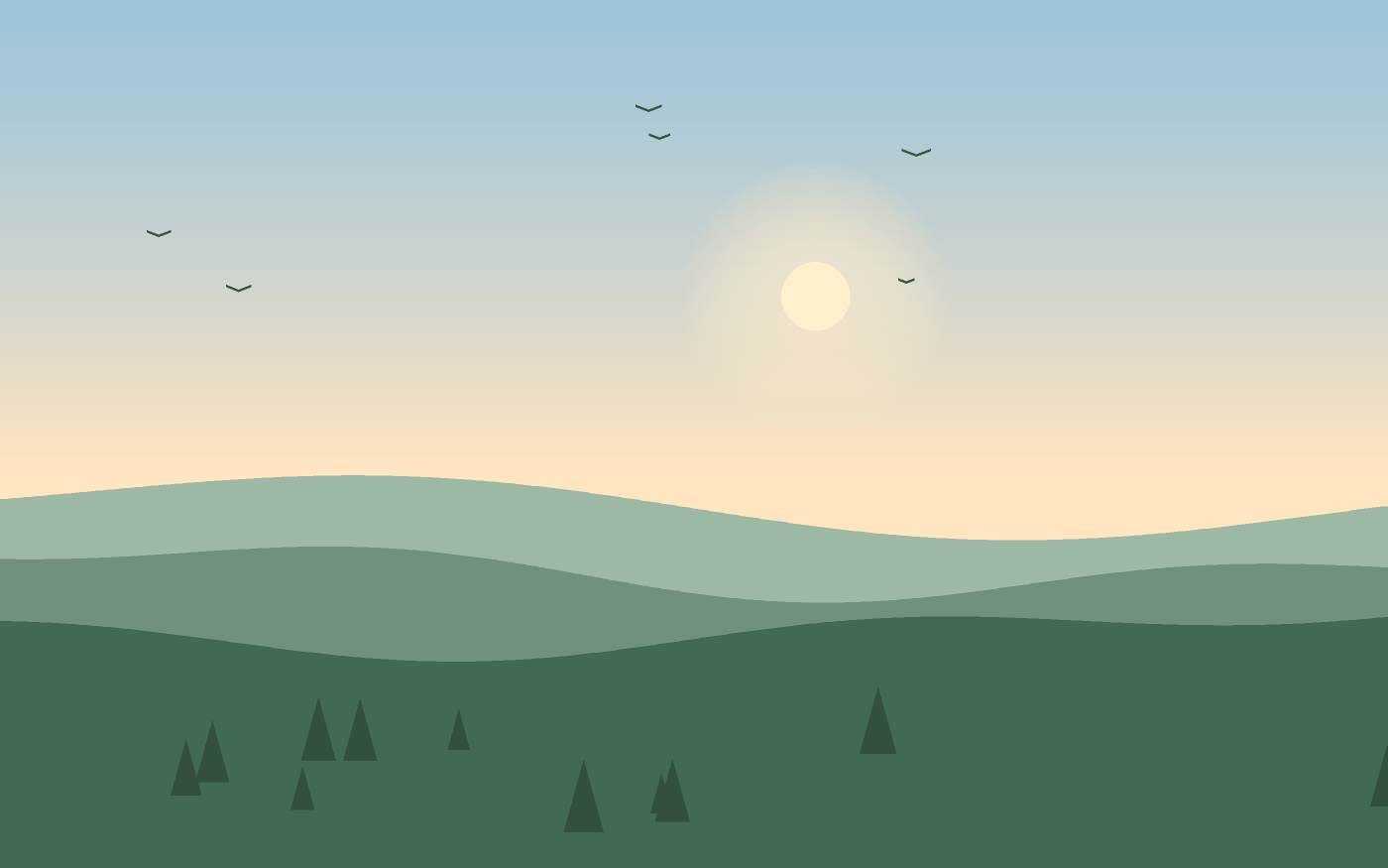 Landschaftsillustration