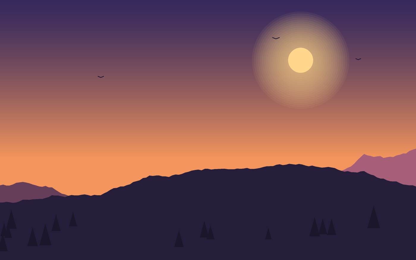 Landschaftsillustration