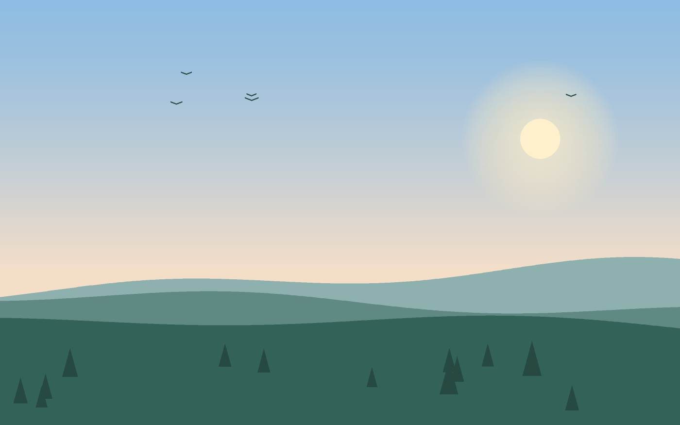 Ilustrace krajiny
