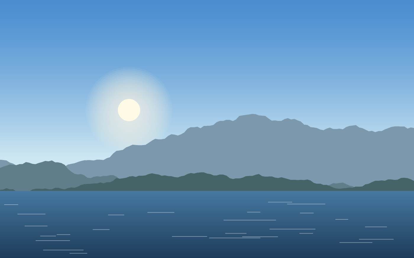 Landschaftsillustration