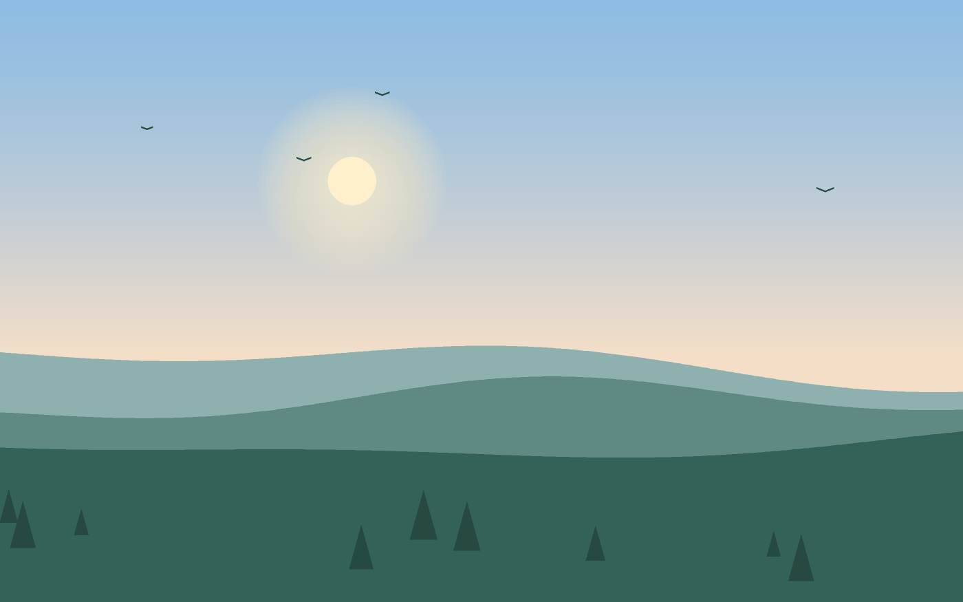 Landschaftsillustration