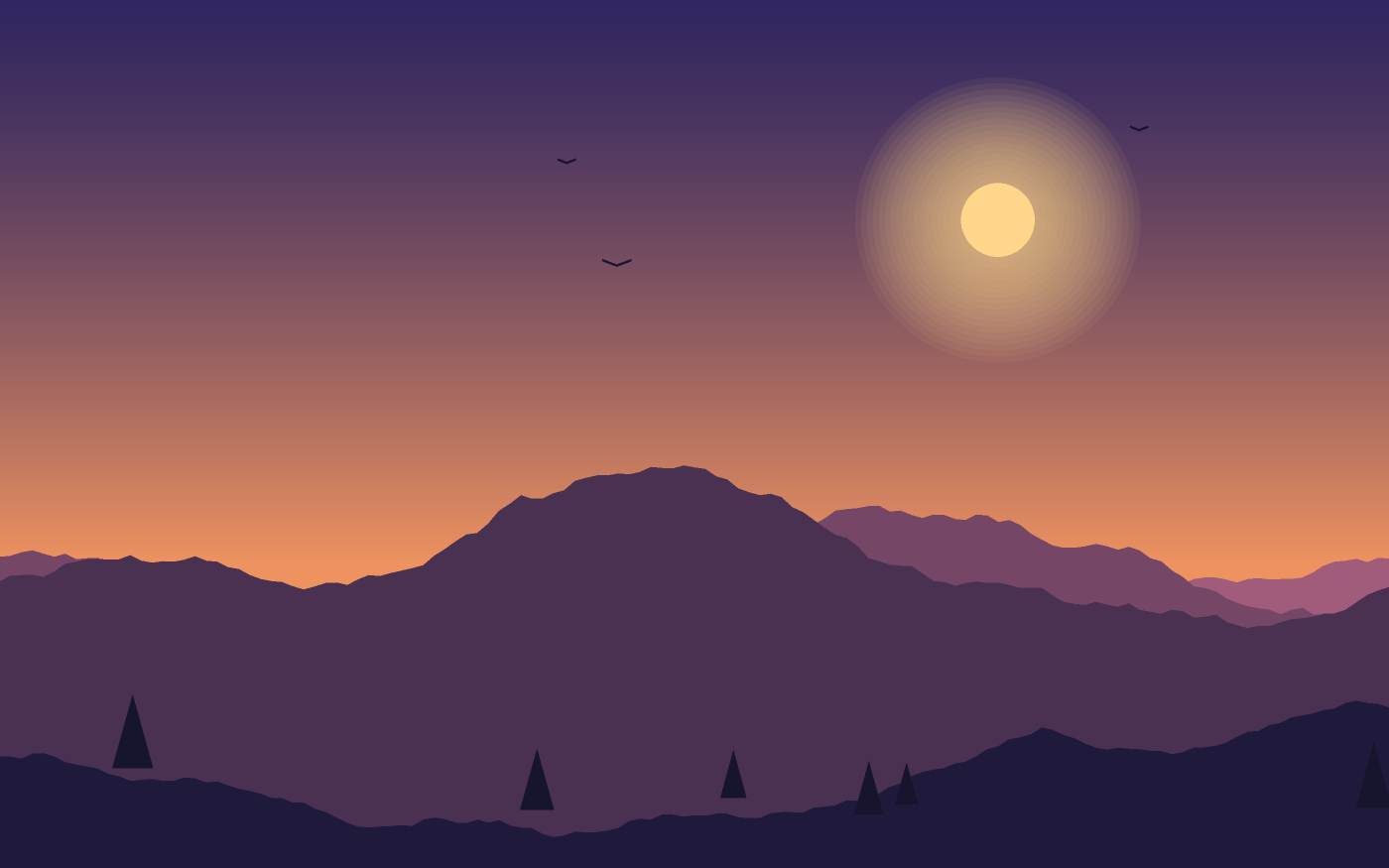 Landschaftsillustration