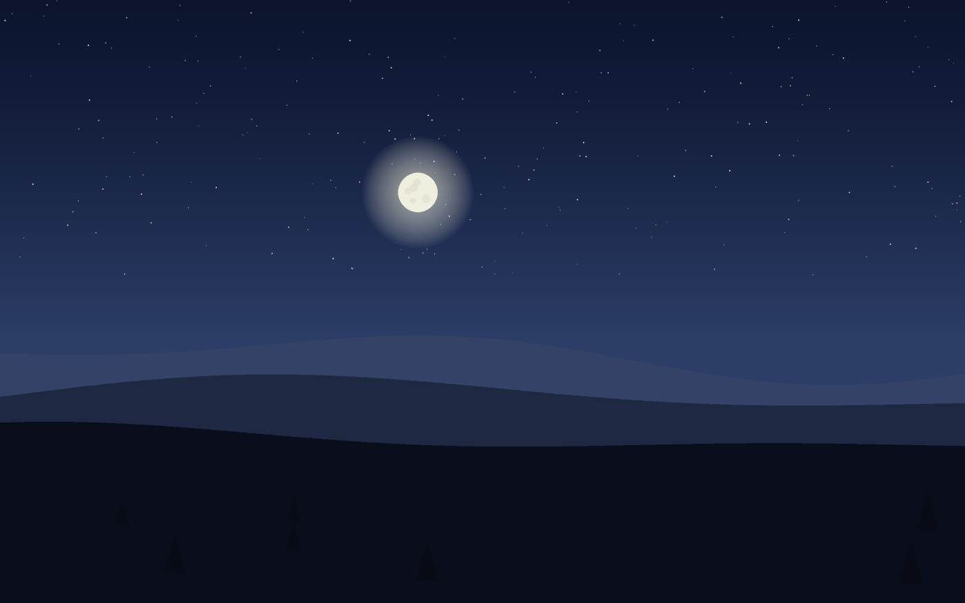 Illustrazione di un paesaggio