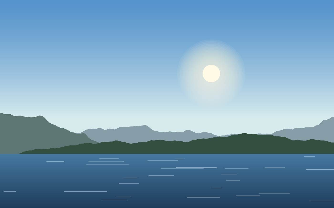 Landschapsillustratie
