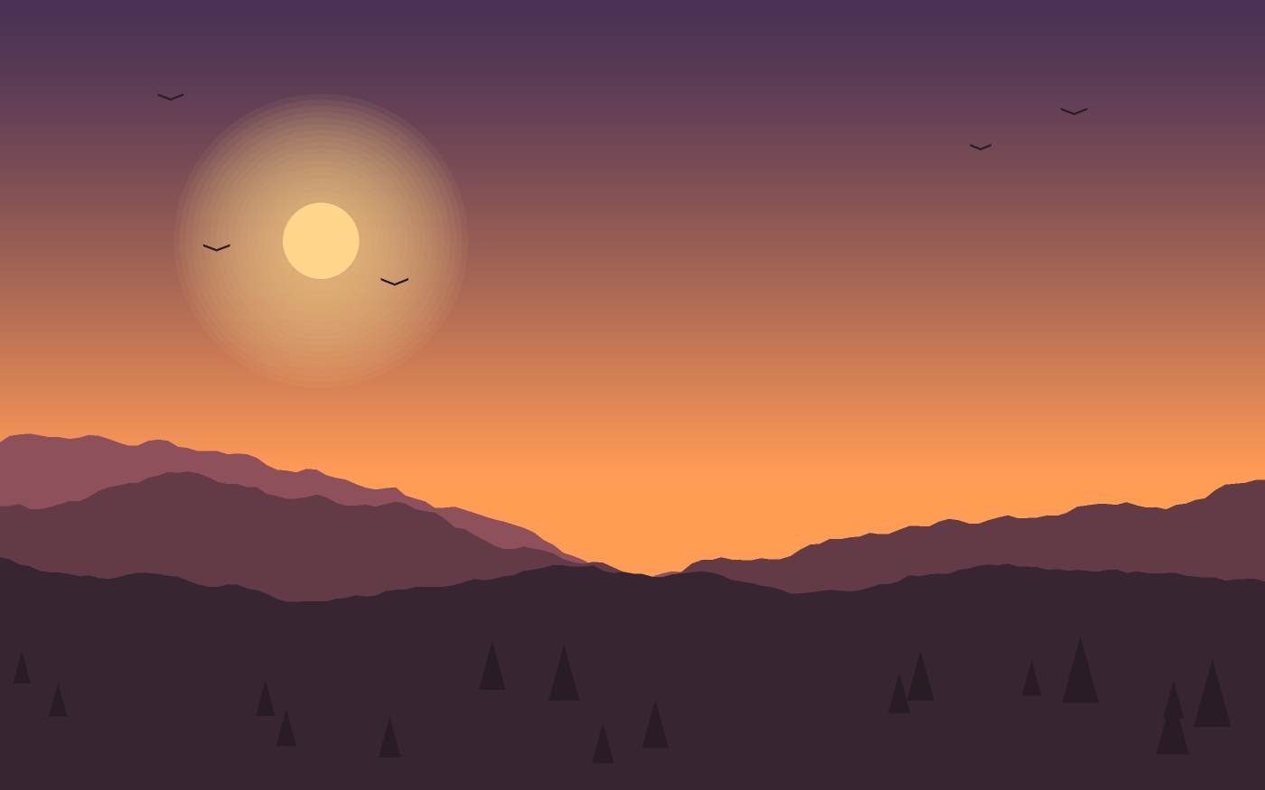 Landschapsillustratie