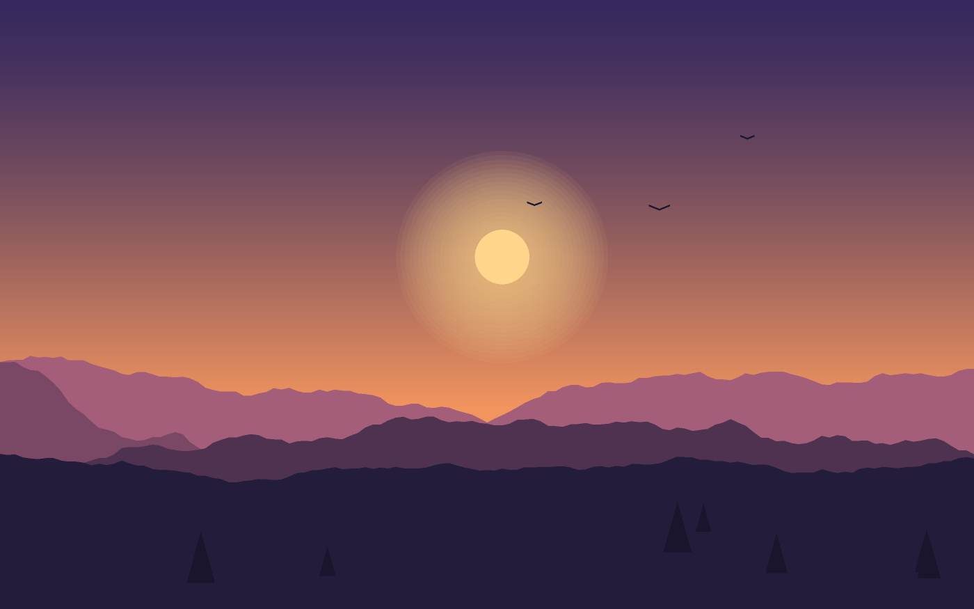 Landschapsillustratie