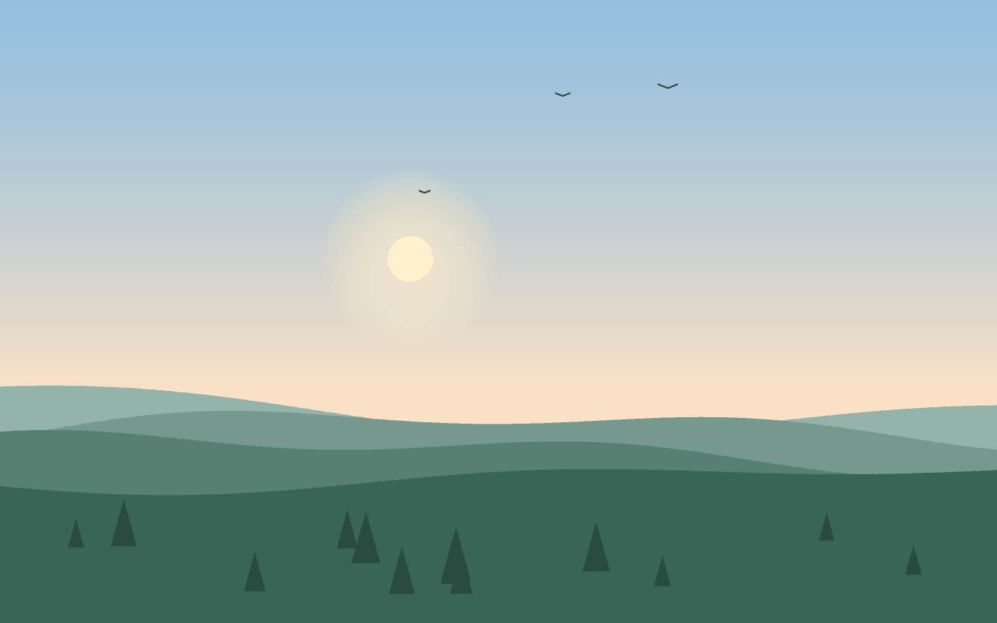 Landschapsillustratie