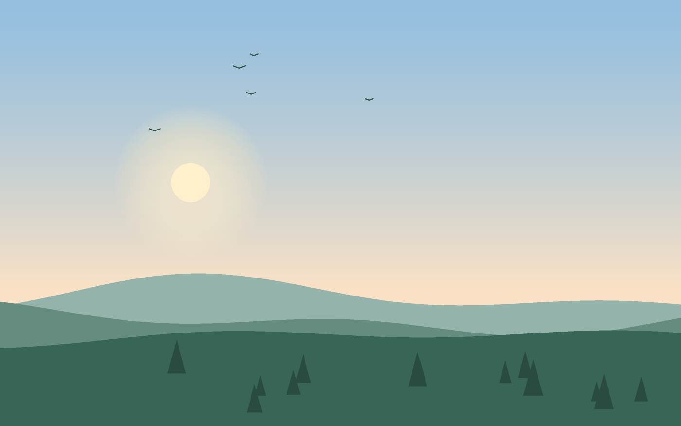 Ilustracja krajobrazu